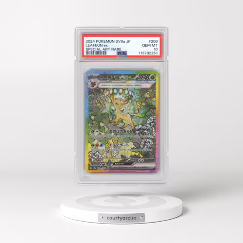 2024 Pokémon Sv8a-Terastal Fest EX #200 Leafeon EX - Holo Special Art Rare (PSA 10 GEM MINT)