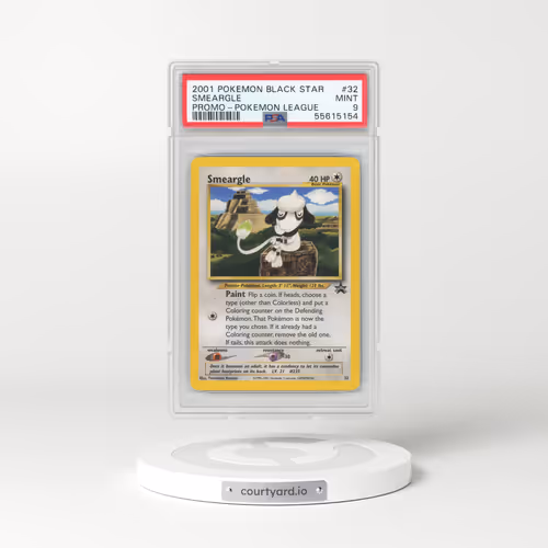 1999 Black Star Promos #32 Smeargle - Pokémon League (PSA 9 MINT)