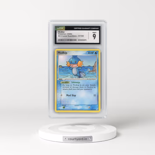 2006 EX Crystal Guardians #57/100 Mudkip (CGC 9 MINT)