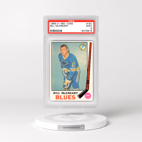 1969 O-Pee-Chee #181 Bill McCreary (PSA 9 MINT)