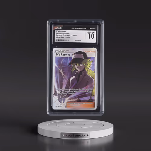2019 Cosmic Eclipse #232/236 N's Resolve - Ultra Rare Holo (CGC 10 GEM MINT)