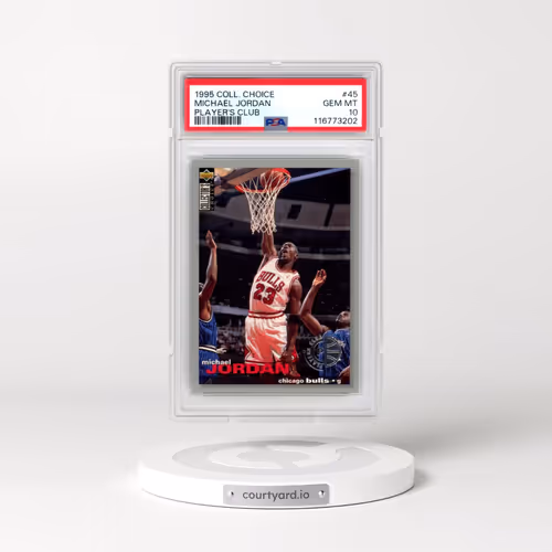 1995 Collector's Choice #45 Michael Jordan - Player's Club (PSA 10 GEM MINT)