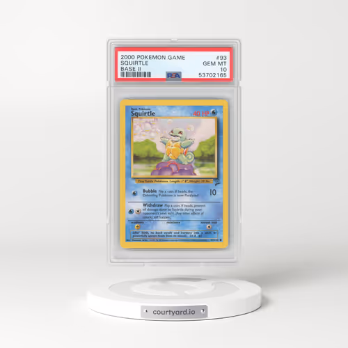2000 Pokémon Game Base II #93 Squirtle (PSA 10 GEM MINT)