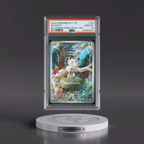 2024 Pokémon SV-P Promo #192 Meowth - Start Deck Generations Special Battle Set (PSA 10 GEM MINT)