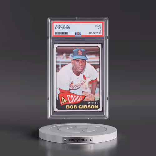 1965 Topps #320 Bob Gibson (PSA 3 VG)