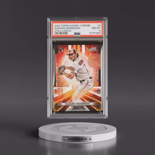 2023 Topps Cosmic Chrome Stella Nova #4 Gunnar Henderson (PSA 8 NM-MT)