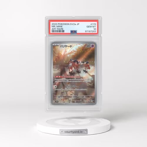 2023 Pokémon Card 151 #179 Mr. Mime - Art Rare (PSA 10 GEM MINT)