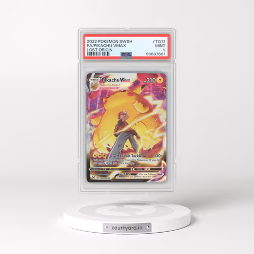 2022 Pokémon Sword & Shield Lost Origin #TG17 Pikachu Vmax - Full Art (PSA 9 MINT)