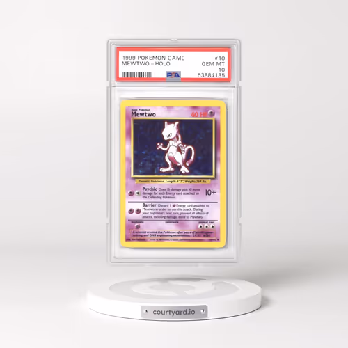 1999 Pokémon Game #10 Mewtwo - Holo (PSA 10 GEM MINT)