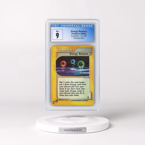 2002 Expedition #141/165 Energy Restore - Reverse Holo (CGC 9 MINT)