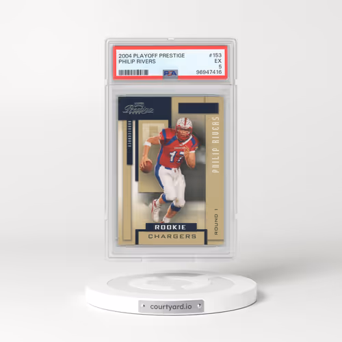 2004 Playoff Prestige #153 Philip Rivers (PSA 5 EX)