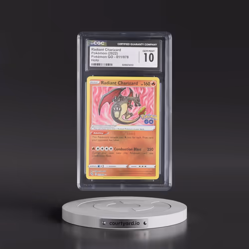 2022 Pokémon GO #011/078 Radiant Charizard - Holo (CGC 10 GEM MINT)