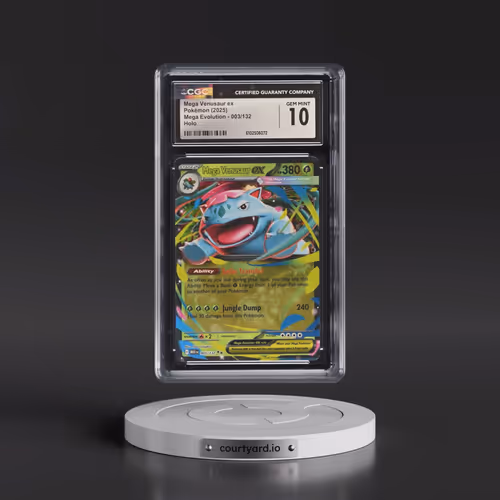 2025 Mega Evolution - MEG EN #003/132 Mega Venusaur ex - Holo (CGC 10 GEM MINT)