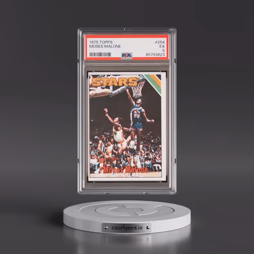 1975 Topps #254 Moses Malone (PSA 5 EX)