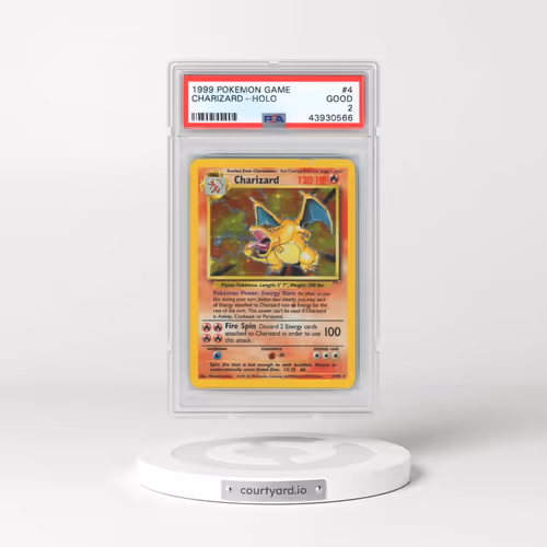 1999 Pokémon Game #4 Charizard - Holo (PSA 2 GOOD)