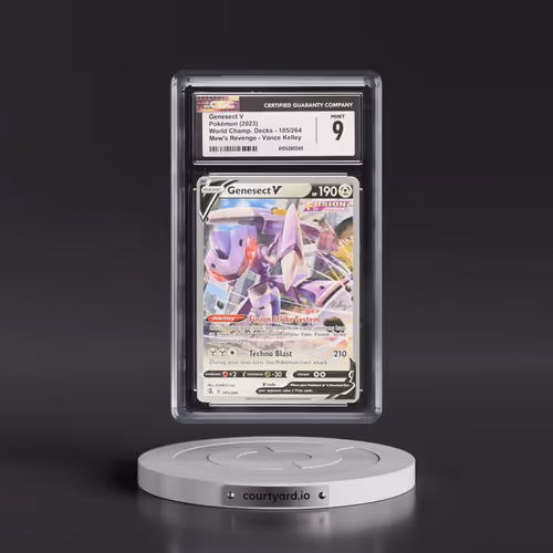 2004 World Championship Decks #185/264 Genesect V - Holo Mew's Revenge Vance Kelley (CGC 9 MINT)