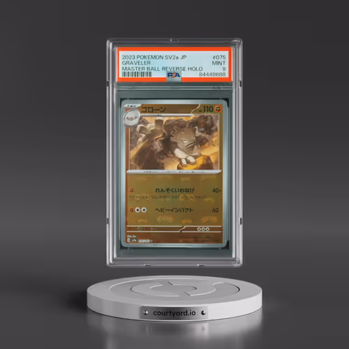 2023 Pokémon Sv2a-Pokemon 151 #075 Graveler - Reverse Holo Master Ball (PSA 9 MINT)