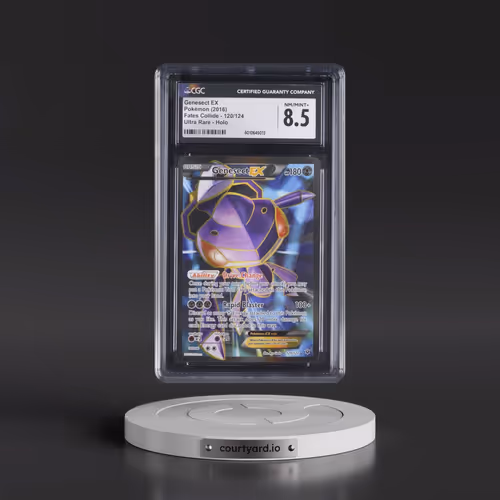 2016 Fates Collide #120/124 Genesect EX - Ultra Rare Holo (CGC 8.5 NM-MT+)