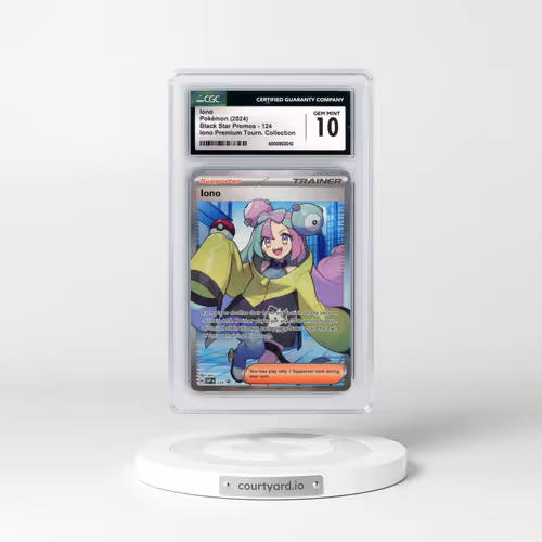 2024 Pokémon Svp EN-SV Black Star Promo #124 Iono - Iono Premium Tournament Collection (CGC 10 GEM M