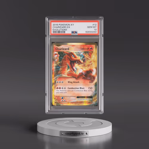 2016 Pokémon XY Evolutions #12 Charizard EX - Holo (PSA 10 GEM MINT)