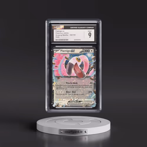 2024 Surging Sparks - SSP EN #160/191 Flamigo ex - Holo (CGC 9 MINT)