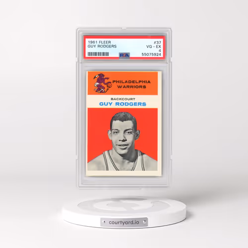 1961 Fleer #37 Guy Rodgers (PSA 4 VG-EX)