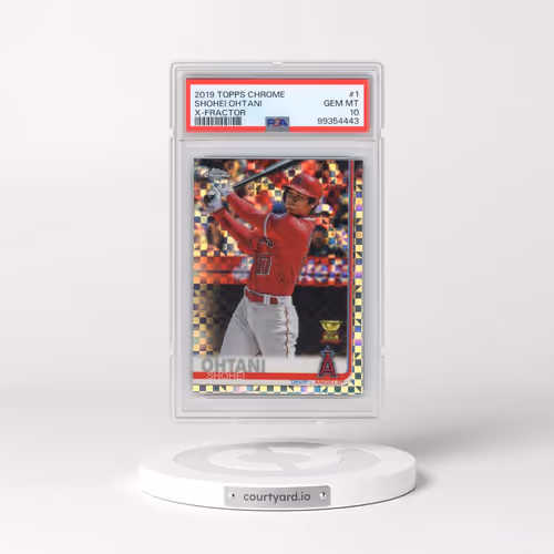 2019 Topps Chrome #1 Shohei Ohtani - X-Fractor (PSA 10 GEM MINT)