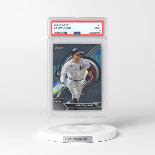 2023 Topps Finest #1 Aaron Judge (PSA 9 MINT)