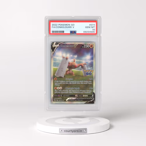 2022 Pokémon Go #074 Conkeldurr V - Holo Full Art (PSA 10 GEM MINT)