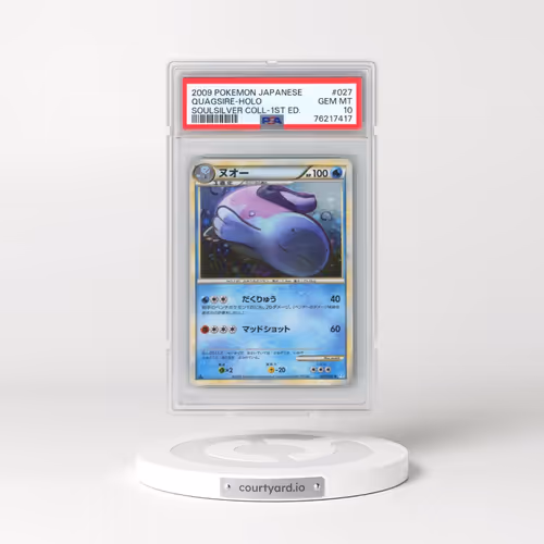 2009 Pokémon Soulsilver Collection #027 Quagsire - 1st Edition Holo (PSA 10 GEM MINT)