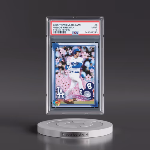 2025 Topps Takashi Murakami + MLB World Tour Tokyo Series #9 Freddie Freeman (PSA 9 MINT)