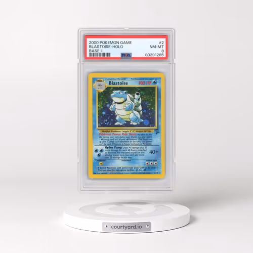 2000 Pokémon Game Base II #2 Blastoise - Holo (PSA 8 NM-MT)