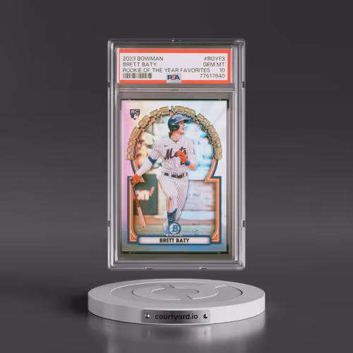 2023 Bowman Rookie of the Year Favorites #ROYF3 Brett Baty (PSA 10 GEM MINT)