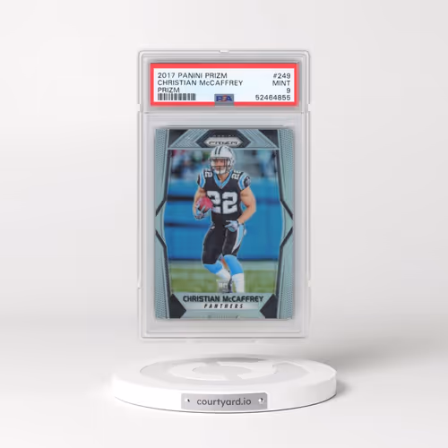2017 Panini Prizm #249 Christian McCaffrey - Prizm (PSA 9 MINT)