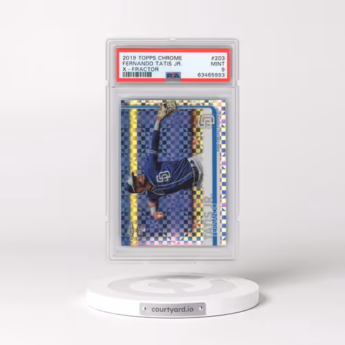 2019 Topps Chrome #203 Fernando Tatis Jr. - X-Fractor (PSA 9 MINT)