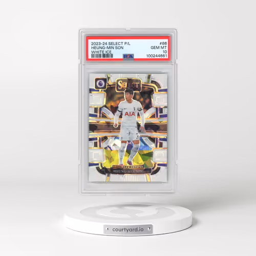 2023-24 Panini Select Premier League #86 Heung-Min Son - White Ice (PSA 10 GEM MINT)