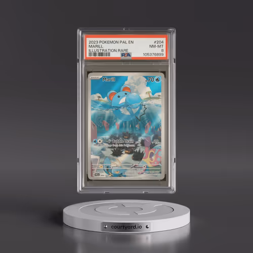 2023 Pokémon Pal EN-Paldea Evolved #204 Marill - Illustration Rare (PSA 8 NM-MT)