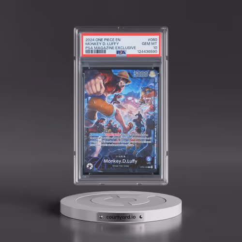 2024 One Piece Promos #060 Monkey D. Luffy - PSA Magazine Exclusive (PSA 10 GEM MINT)