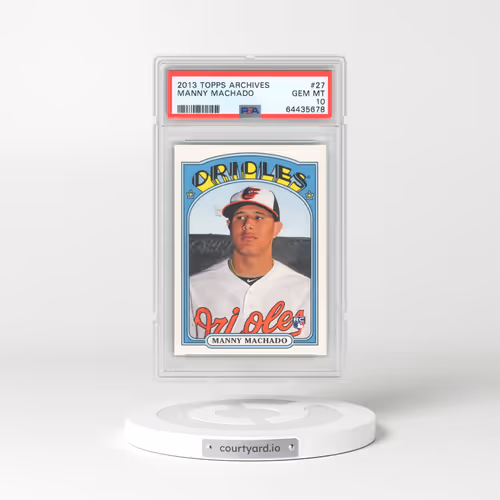 2013 Topps Archives #27 Manny Machado (PSA 10 GEM MINT)