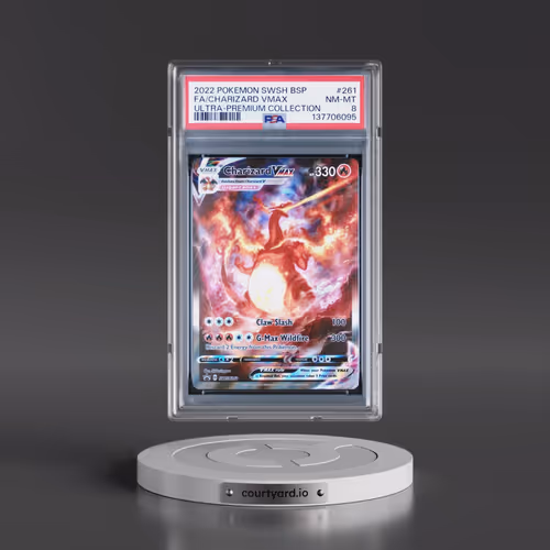 2022 Pokémon Swsh Black Star Promo #261 Charizard Vmax - Full Art Sword & Shield Ultra-Premium Colle