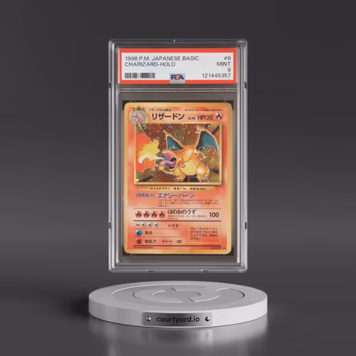 1996 Pokémon Basic #6 Charizard - Holo (PSA 9 MINT)
