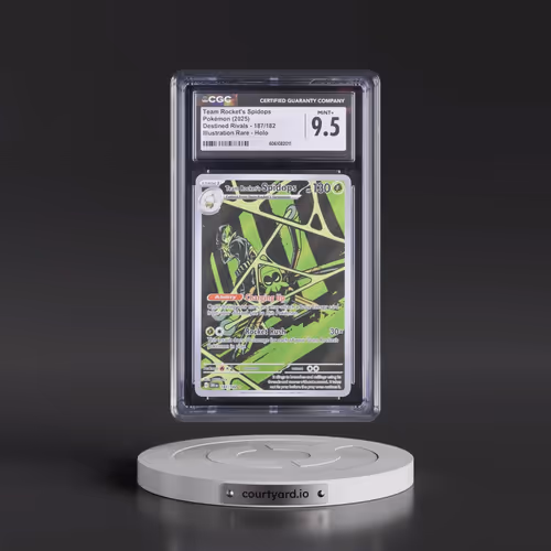 2025 Pokémon Dri EN-Destined Rivals #187 Team Rocket's Spidops - Illustration Rare (CGC 9.5 MINT+)