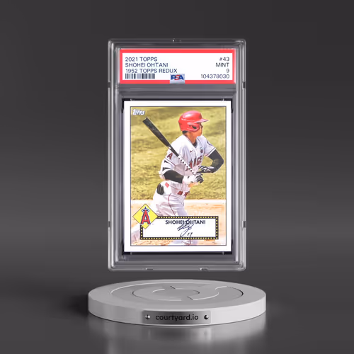 2021 Topps 1952 Topps Redux #43 Shohei Ohtani (PSA 9 MINT)
