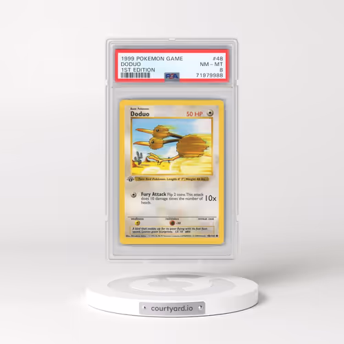 1999 Pokémon Game #48 Doduo - 1st Edition (PSA 8 NM-MT)