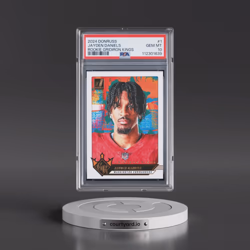 2024 Panini Donruss Rookie Gridiron Kings #1 Jayden Daniels (PSA 10 GEM MINT)