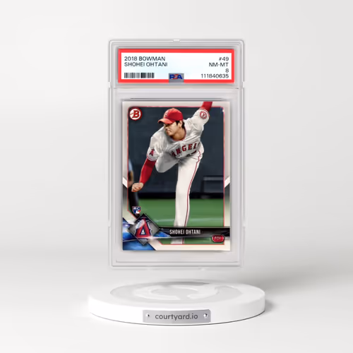 2018 Bowman #49 Shohei Ohtani (PSA 8 NM-MT)