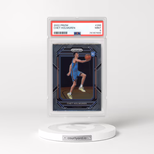 2022 Panini Prizm #266 Chet Holmgren (PSA 9 MINT)