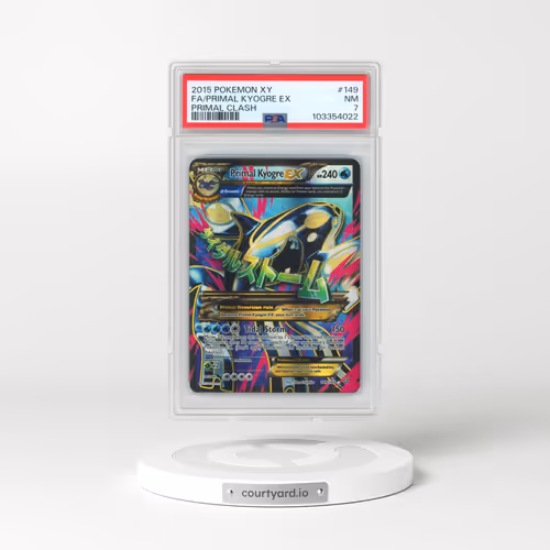 2015 Pokémon XY Primal Clash #149 Primal Kyogre EX - Holo Full Art (PSA 7 NM)