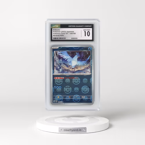 2023 Pokémon Card 151 #144/165 Articuno - Reverse Holo Poké Ball (CGC 10 GEM MINT)
