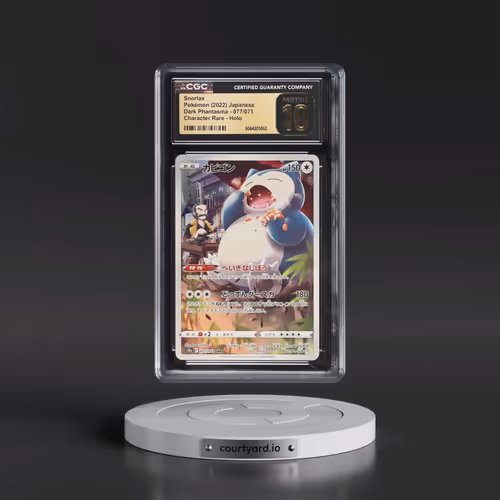 2021 Dark Phantasma #077/071 Snorlax - Character Rare Holo (CGC 10 PRISTINE)